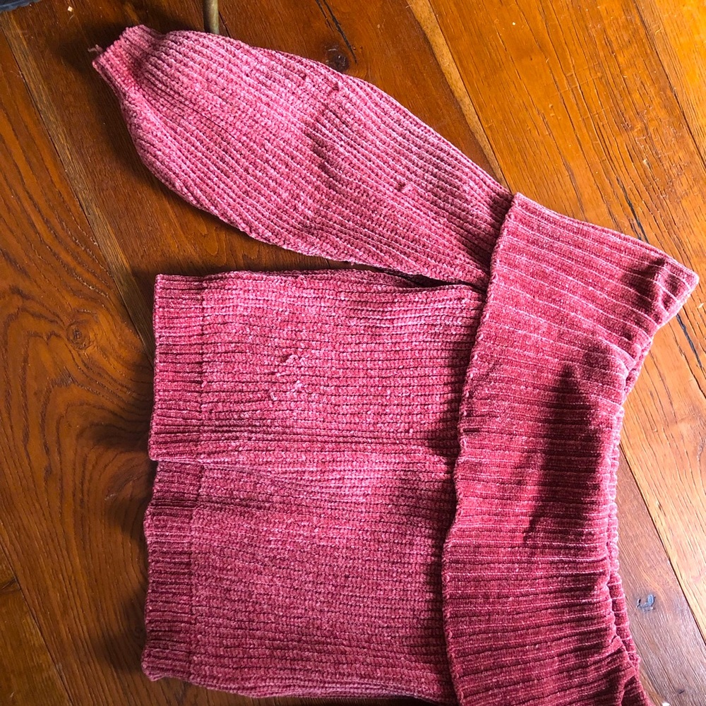 Off the shoulder sweater